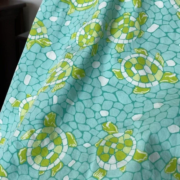 LILLY PULITZER cotton turtle vintage sleeveless dress - Picture 3 of 12